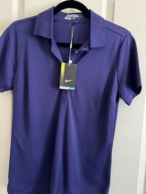 Women’s Nike Purple Dri-FIT Golf Polo
